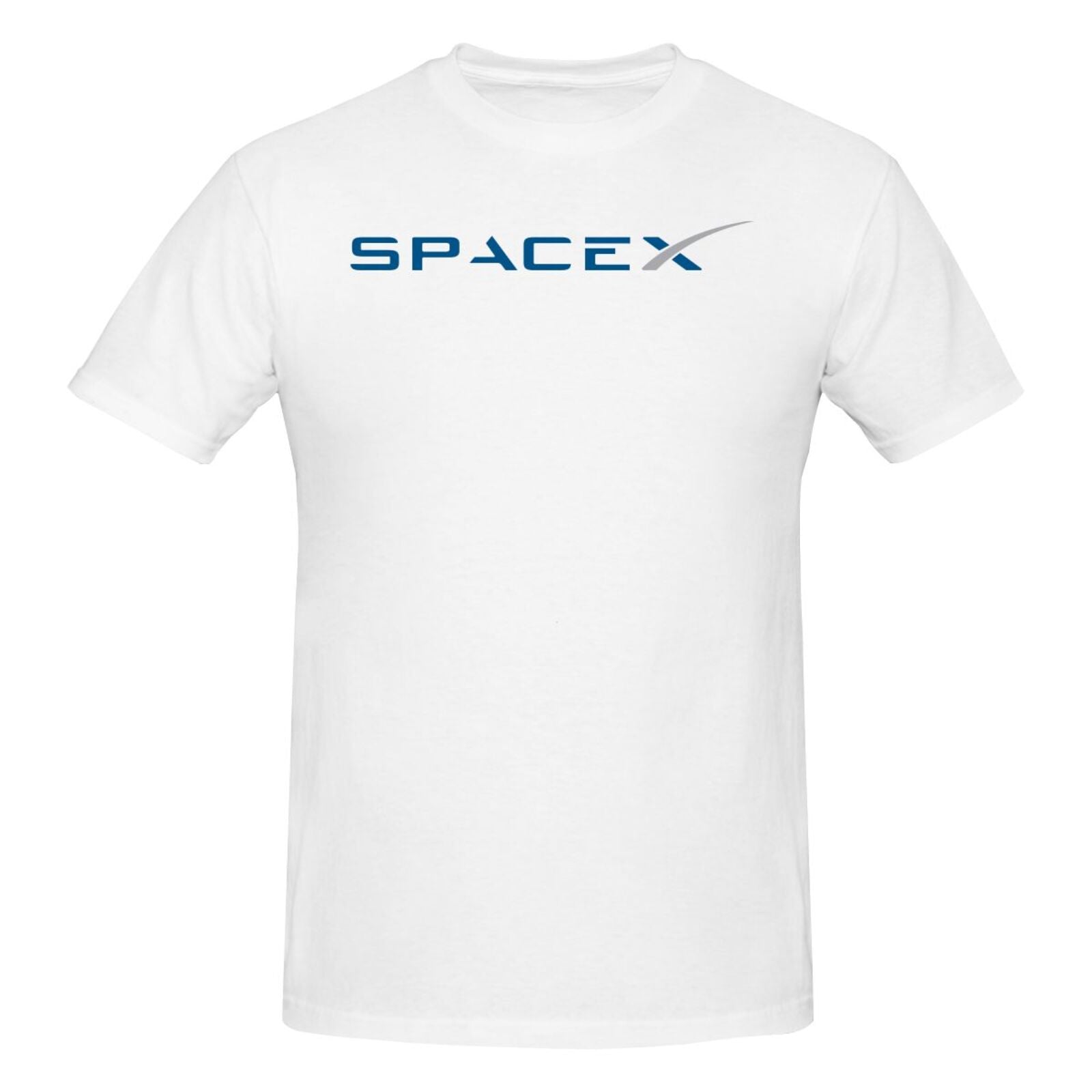 SPACEX T-Shirt Adult Men Sports Team Funny Cotton Personality Short Sleeve T Shirt