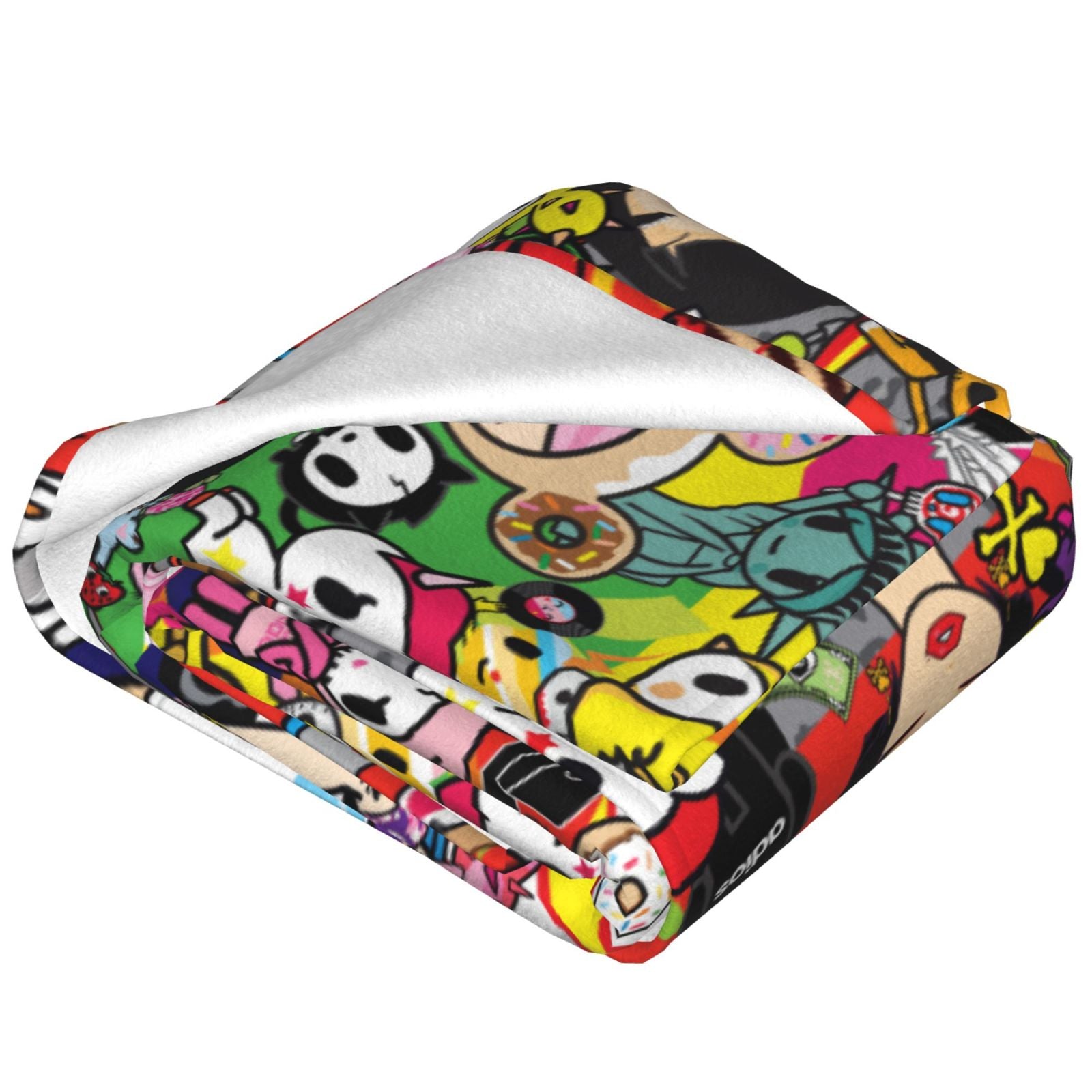 Tokidoki Blanket Anime Ultra Soft Fleece Blanket Stylish Printed Casual Trend Warm Lightweight Blanket