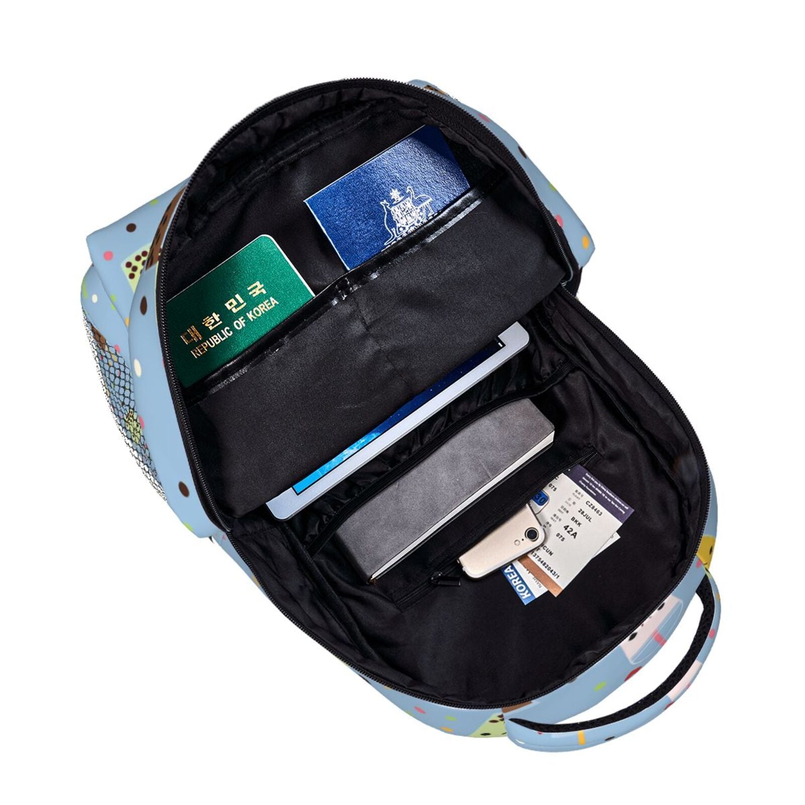 Tea Backpack Personalized Fashion Casual School Laptop Bag Travel Camping Bookbags