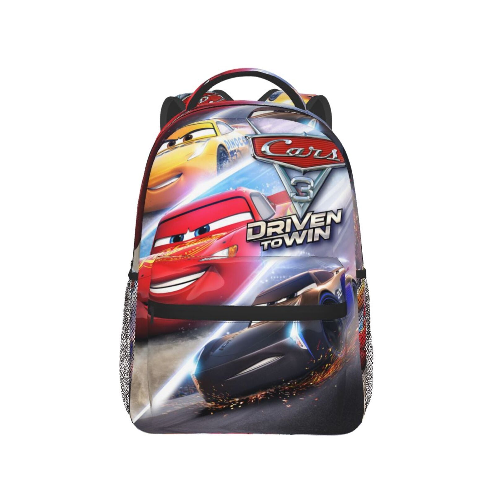 Cartoon Car Backpack Personalized Fashion Casual School Laptop Bag Travel Camping Bookbags