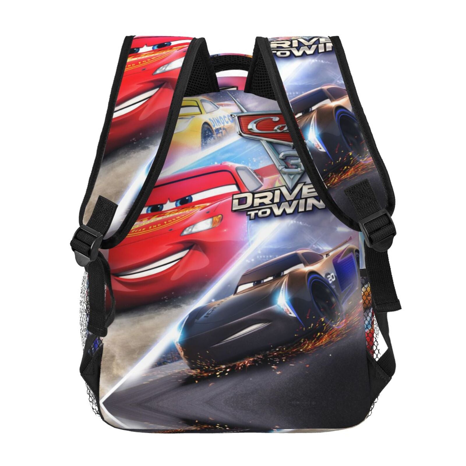 Cartoon Car Backpack Personalized Fashion Casual School Laptop Bag Travel Camping Bookbags