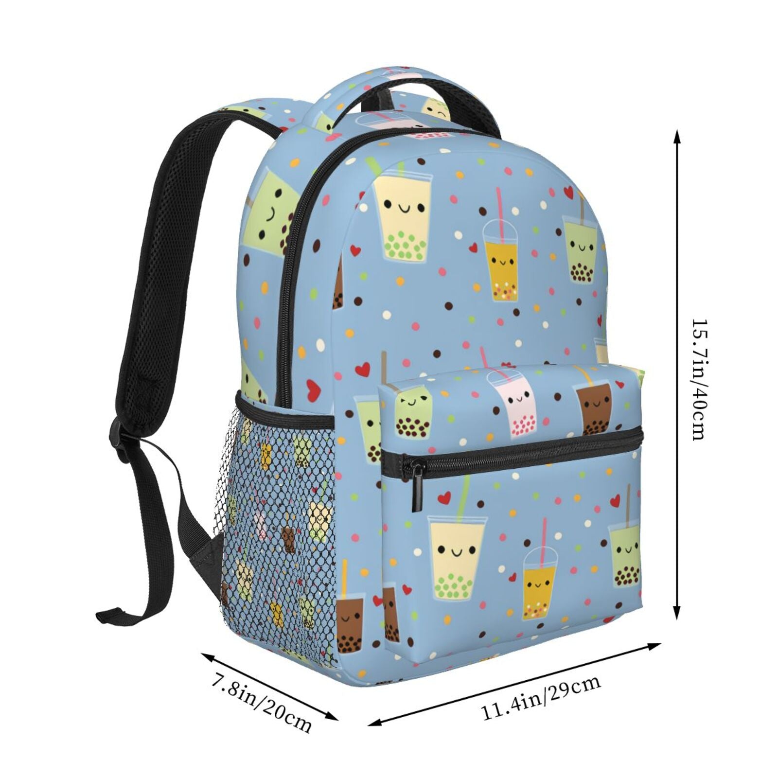 Tea Backpack Personalized Fashion Casual School Laptop Bag Travel Camping Bookbags