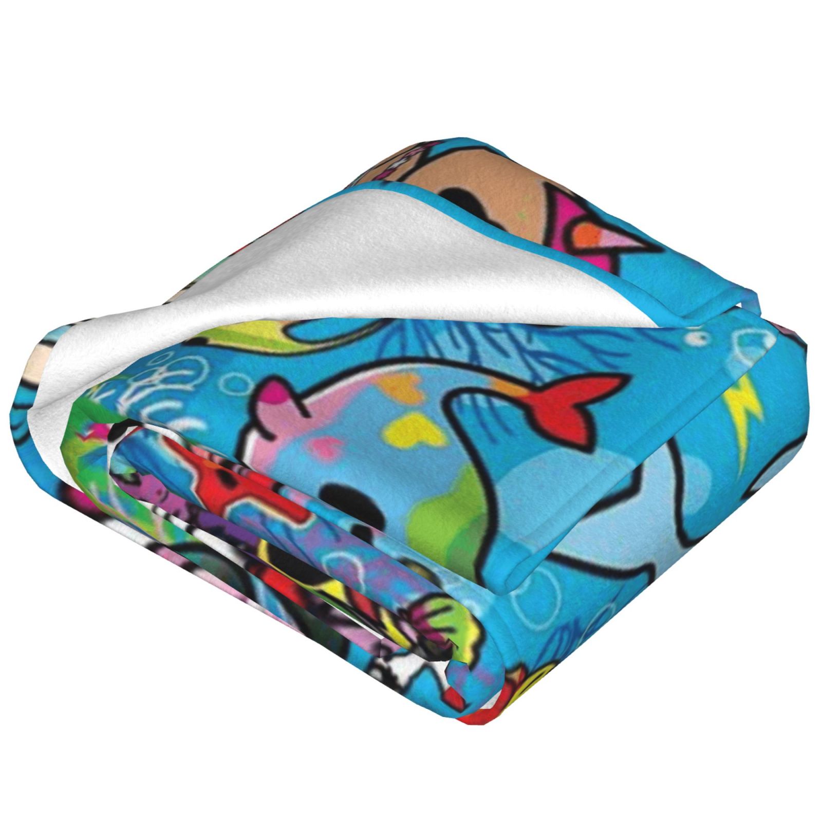 Tokidoki Blanket Ultra Soft Fleece Blanket Stylish Printed Casual Trend Warm Lightweight Blanket