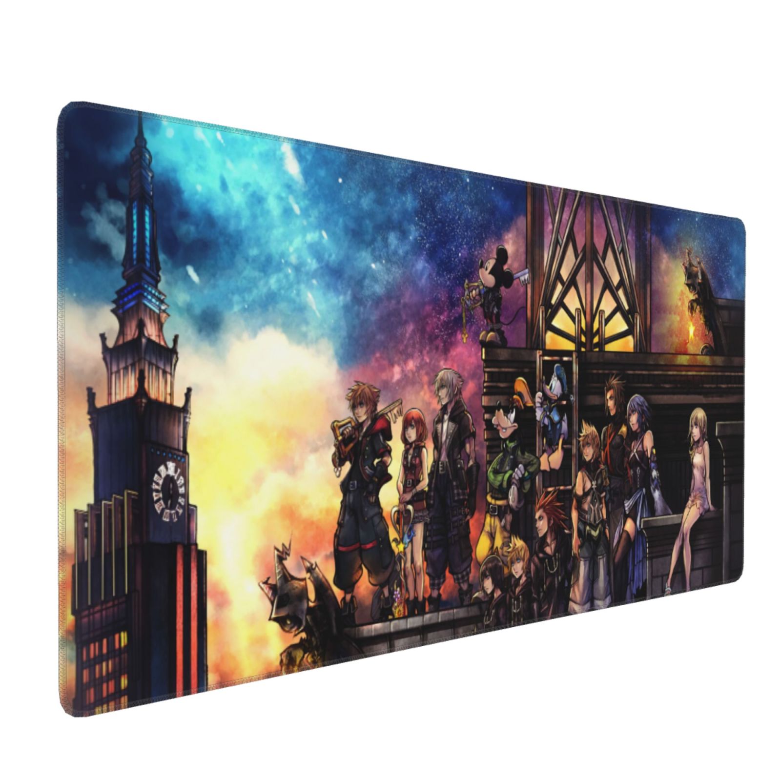 Kingdom Hearts 3 Game Mouse Pad 16x35.5inch Printed Personalized Fashion Large Gaming Mousepad Non Slip Mouse Mat
