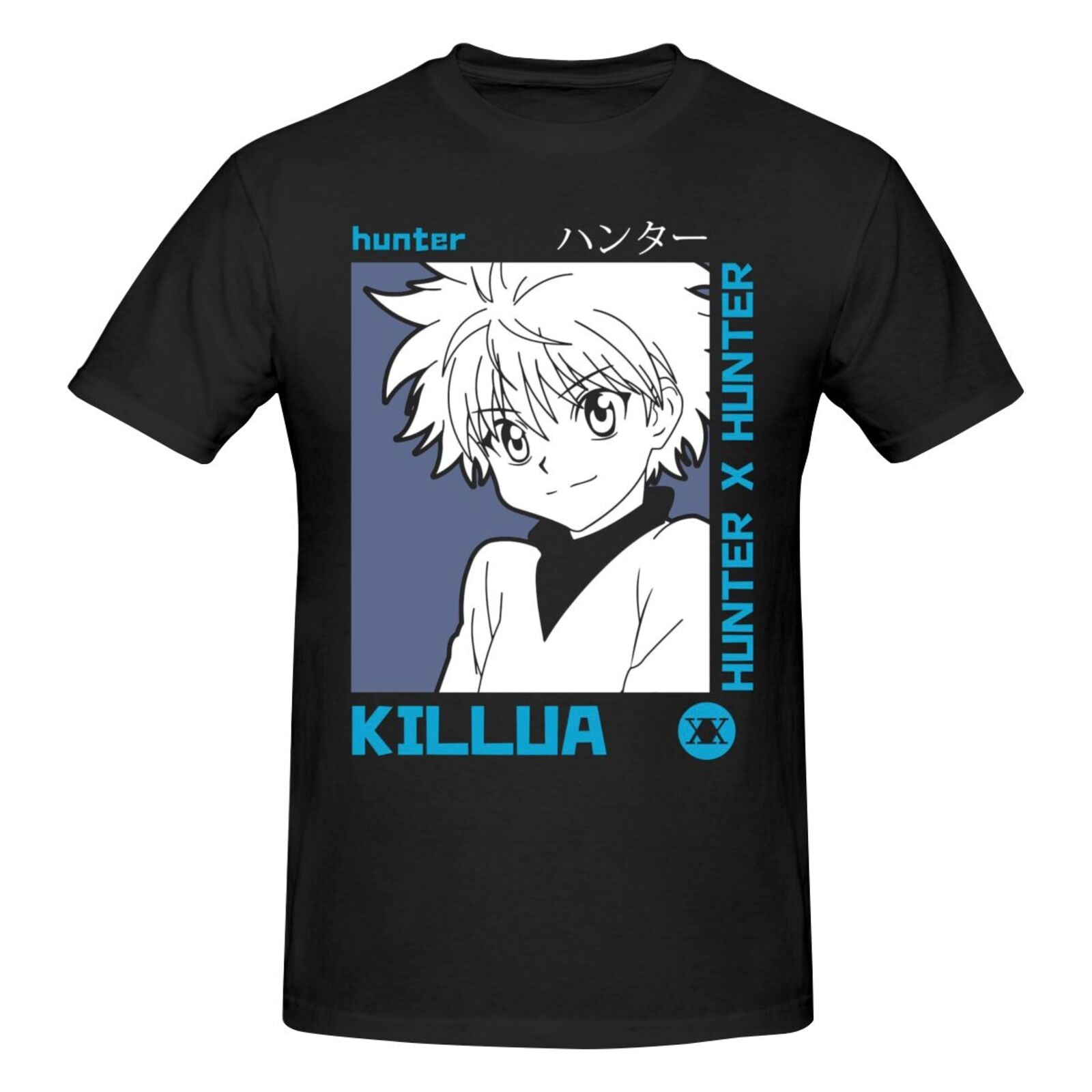 Hunter X Hunter T Shirt Adult Men Anime Black Funny Cotton Personality Short Sleeve T Shirt