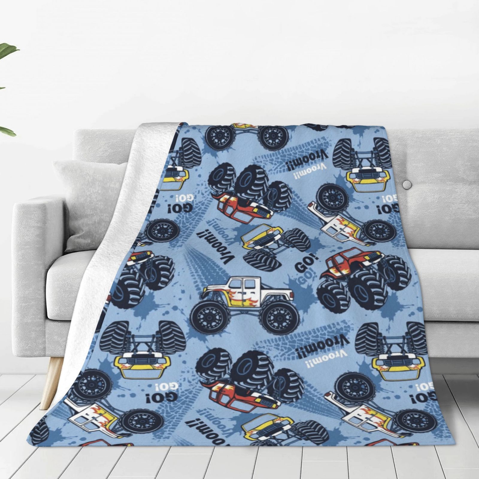 Blanket Ultra Soft Fleece Blanket Stylish Printed Casual Trend Warm Lightweight Blanket