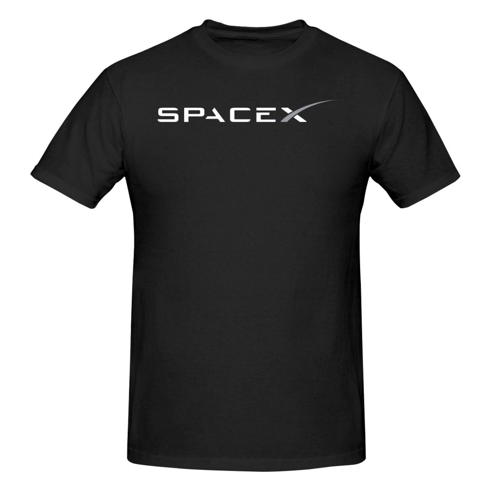 SPACEX T-Shirt Adult Men Sports Team Funny Cotton Personality Short Sleeve T Shirt
