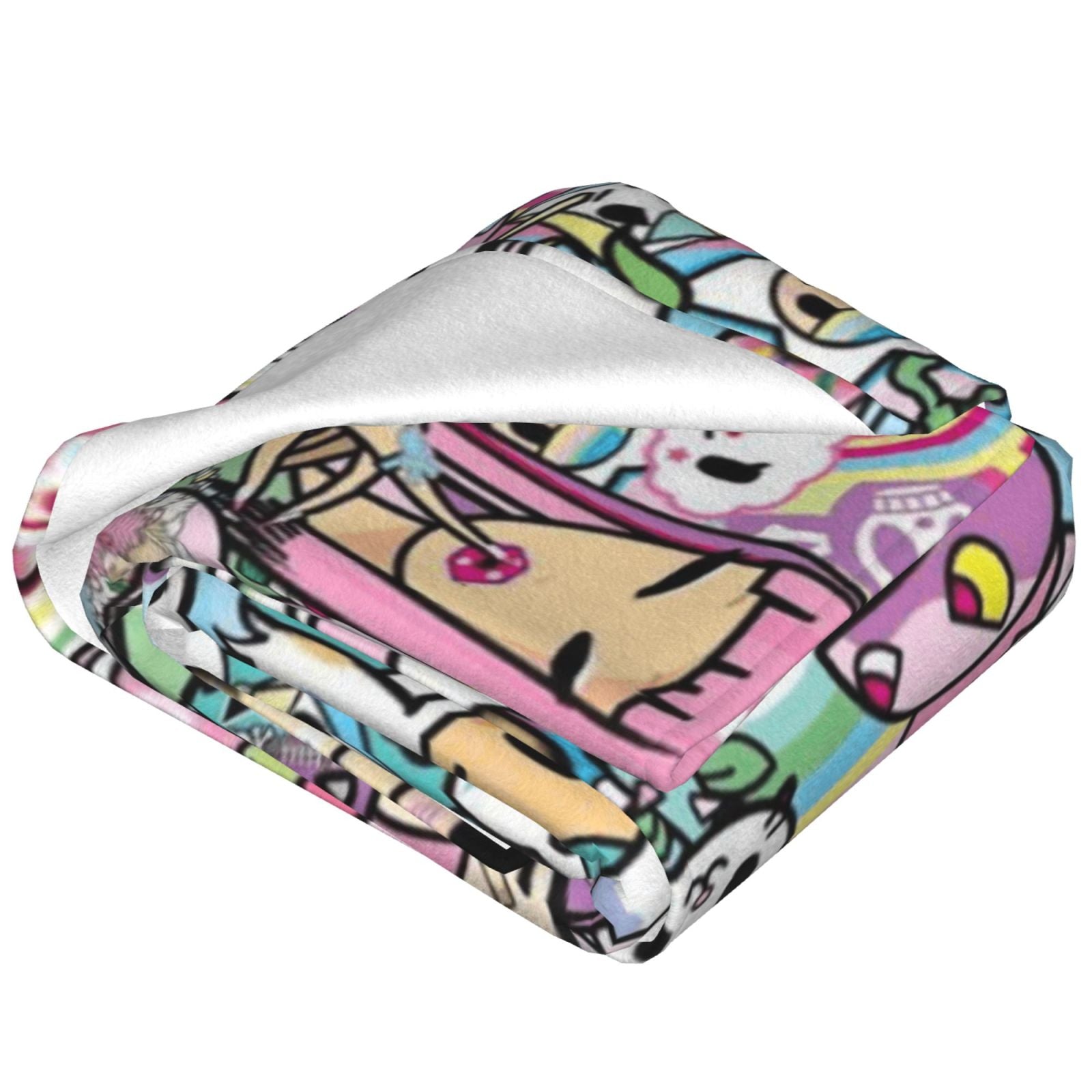 Tokidoki Blanket Ultra Soft Fleece Blanket Stylish Printed Casual Trend Warm Lightweight Blanket