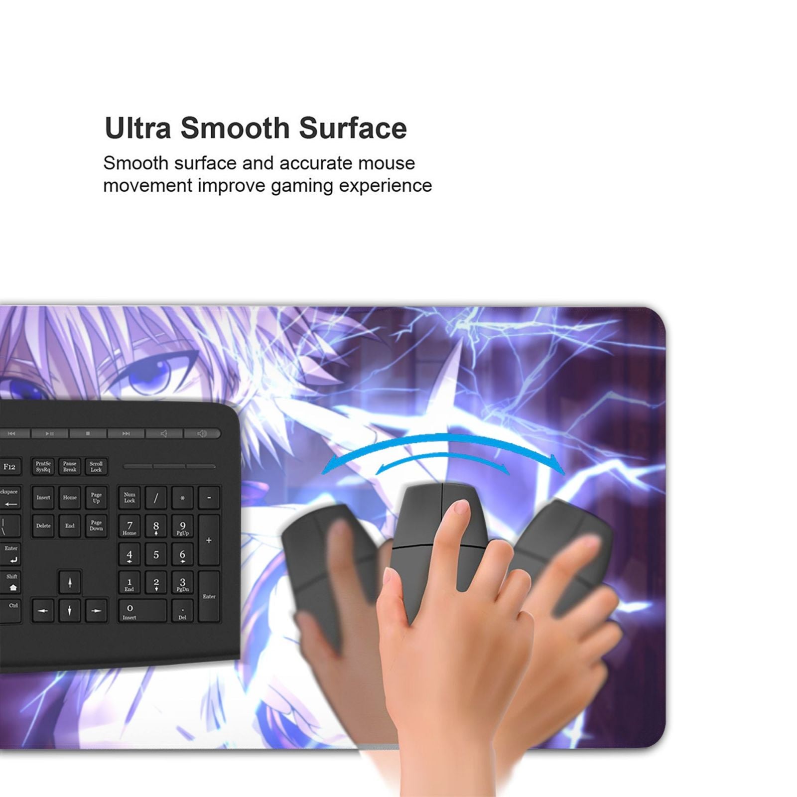 Hunter X Hunter Mouse Pad 16x35.5inch Printed Personalized Fashion Large Gaming Mousepad Non Slip Mouse Mat