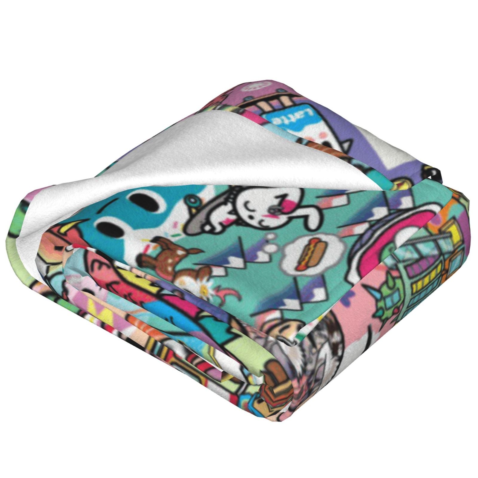 Tokidoki Blanket Anime Ultra Soft Fleece Blanket Stylish Printed Casual Trend Warm Lightweight Blanket