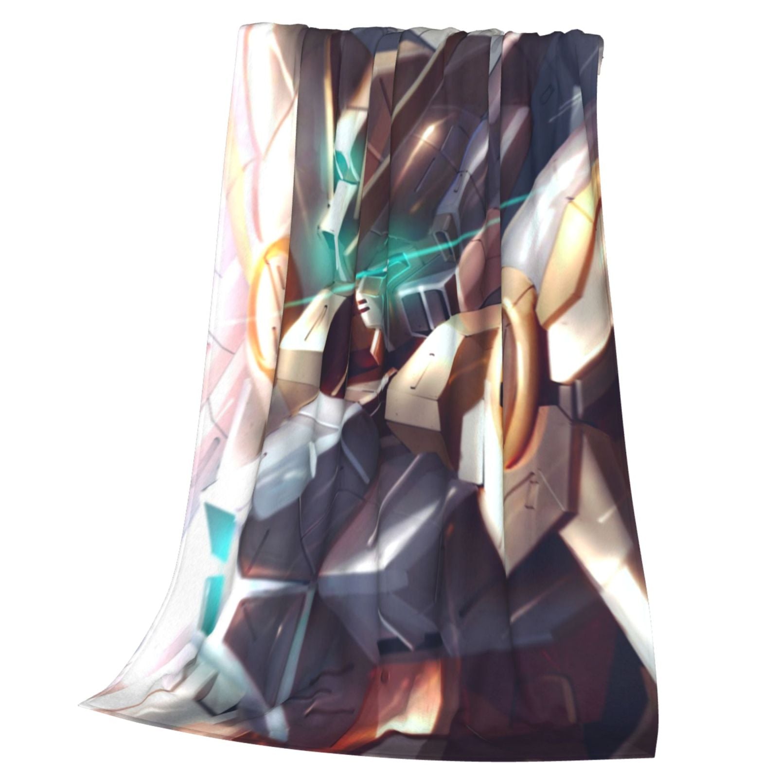 Gundam Blanket Anime Ultra Soft Fleece Blanket Stylish Printed Casual Trend Warm Lightweight Blanket