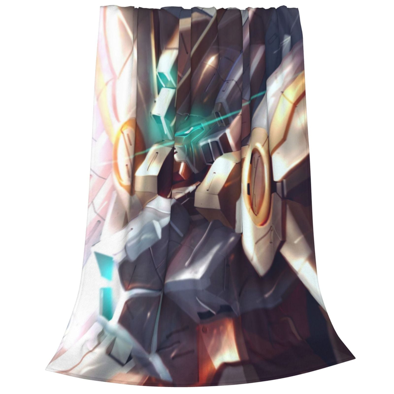 Gundam Blanket Anime Ultra Soft Fleece Blanket Stylish Printed Casual Trend Warm Lightweight Blanket