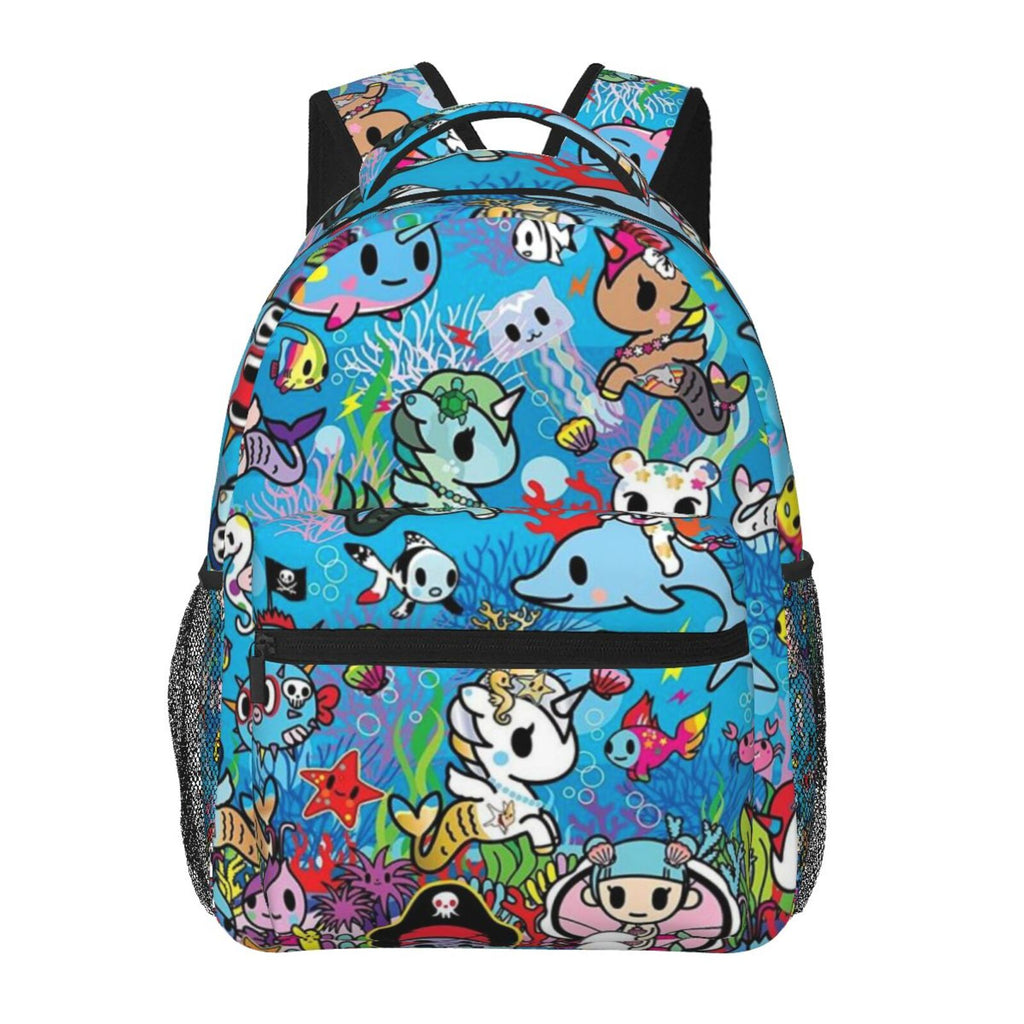 Tokidoki Backpack Personalized Fashion Casual School Laptop Bag Travel Camping Bookbags