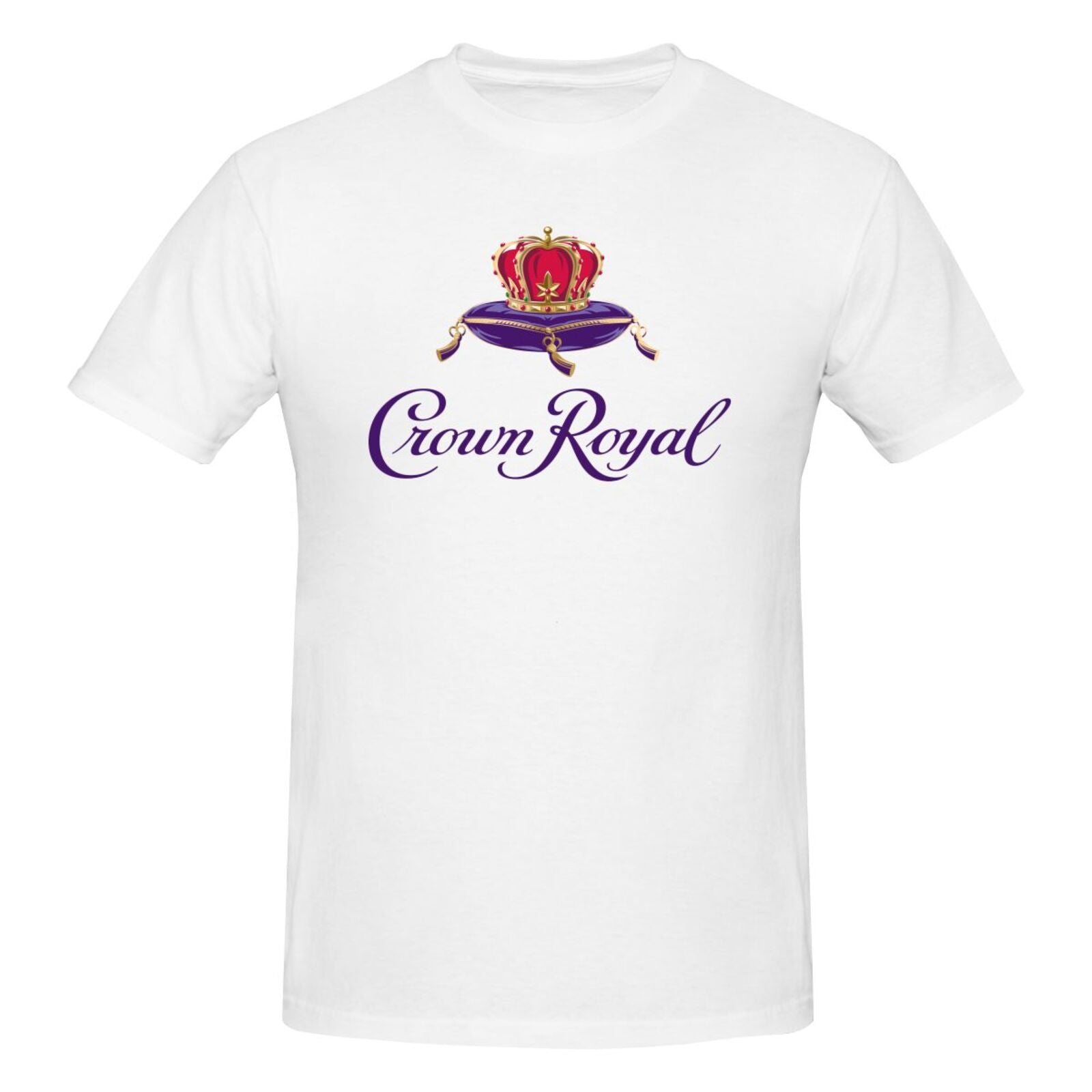 Crown Royal T-Shirt Adult Men Sports Team Funny Cotton Personality Short Sleeve T Shirt
