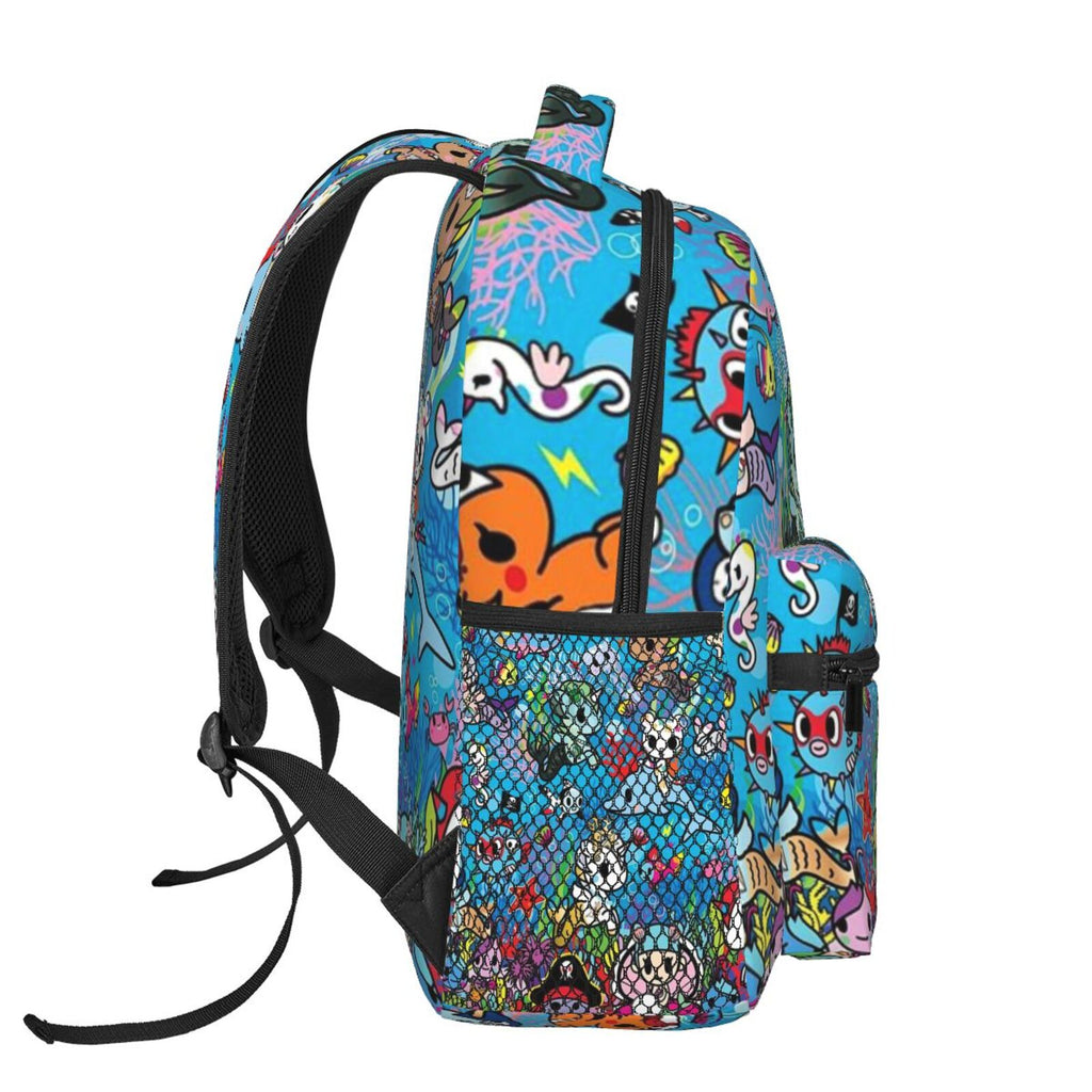 Tokidoki Backpack Personalized Fashion Casual School Laptop Bag Travel Camping Bookbags