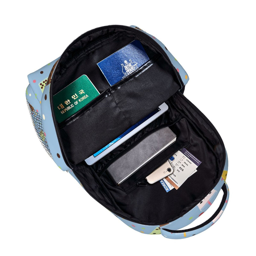 Tea Backpack Personalized Fashion Casual School Laptop Bag Travel Camping Bookbags