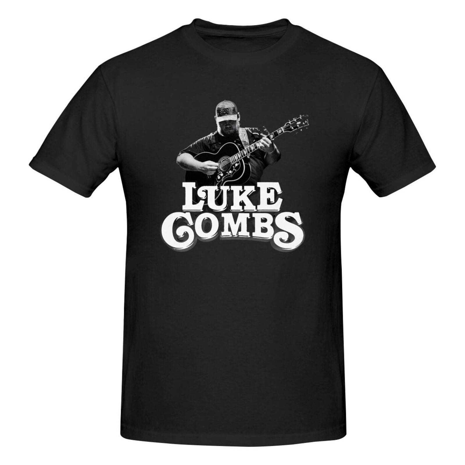 Luke Combs T-Shirt Adult Men Sports Team Funny Cotton Personality Short Sleeve T Shirt